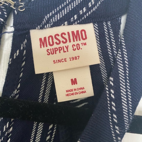 Target Mossimo Women’s High Neck Tank | Navy & White Stripes | Medium - Picture 5 of 5